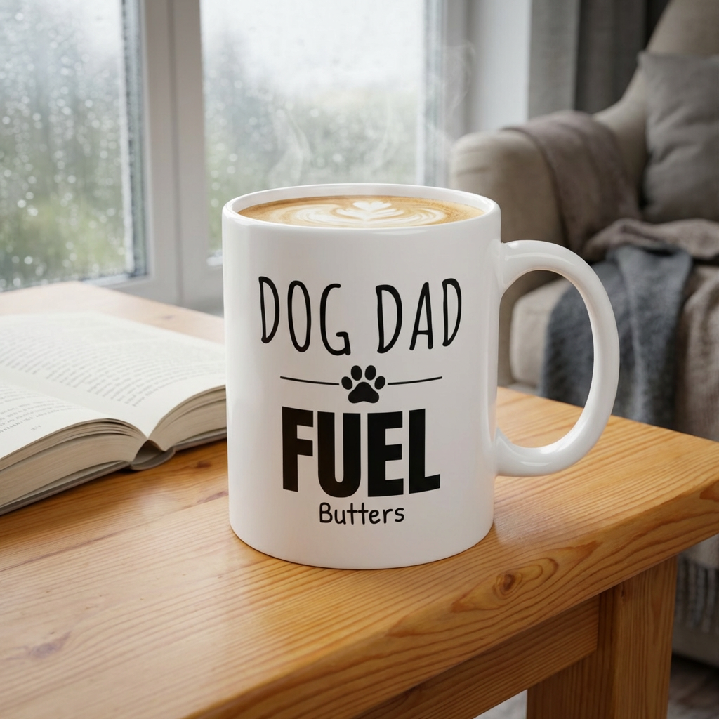 Dog Dad Fuel Mug — Personalized