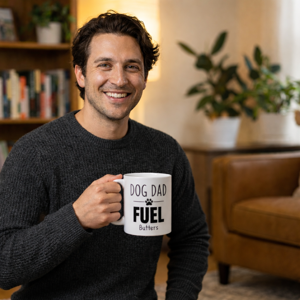 Dog Dad Fuel Mug — Personalized